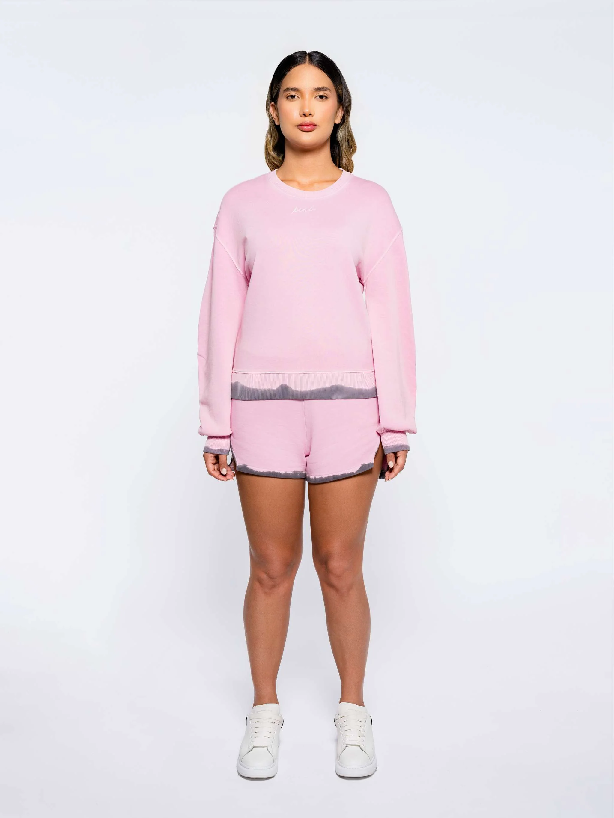 Suéter Lavagnina, color rosado con gris, para Damas - Image 3