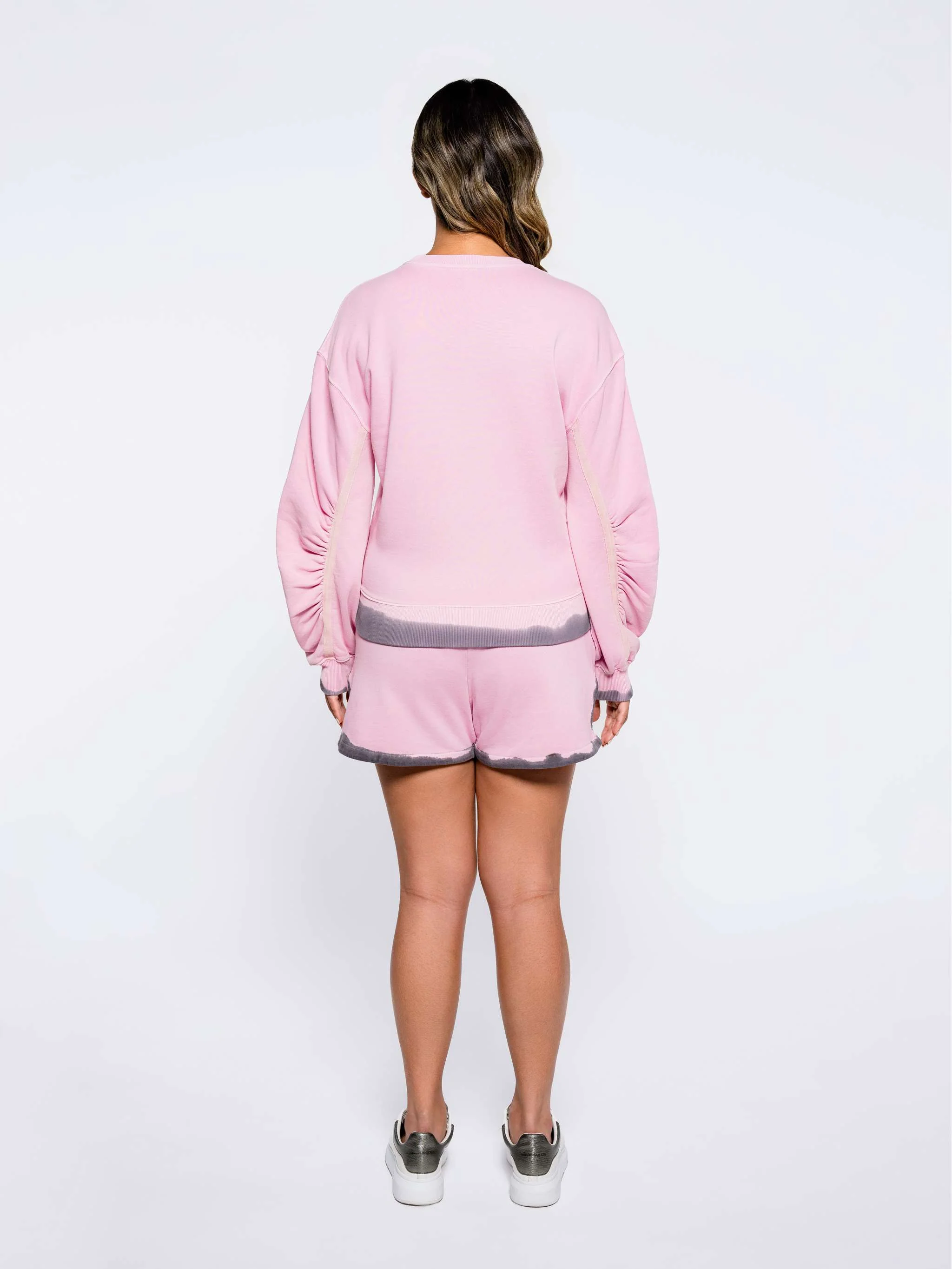 Suéter Lavagnina, color rosado con gris, para Damas - Image 4