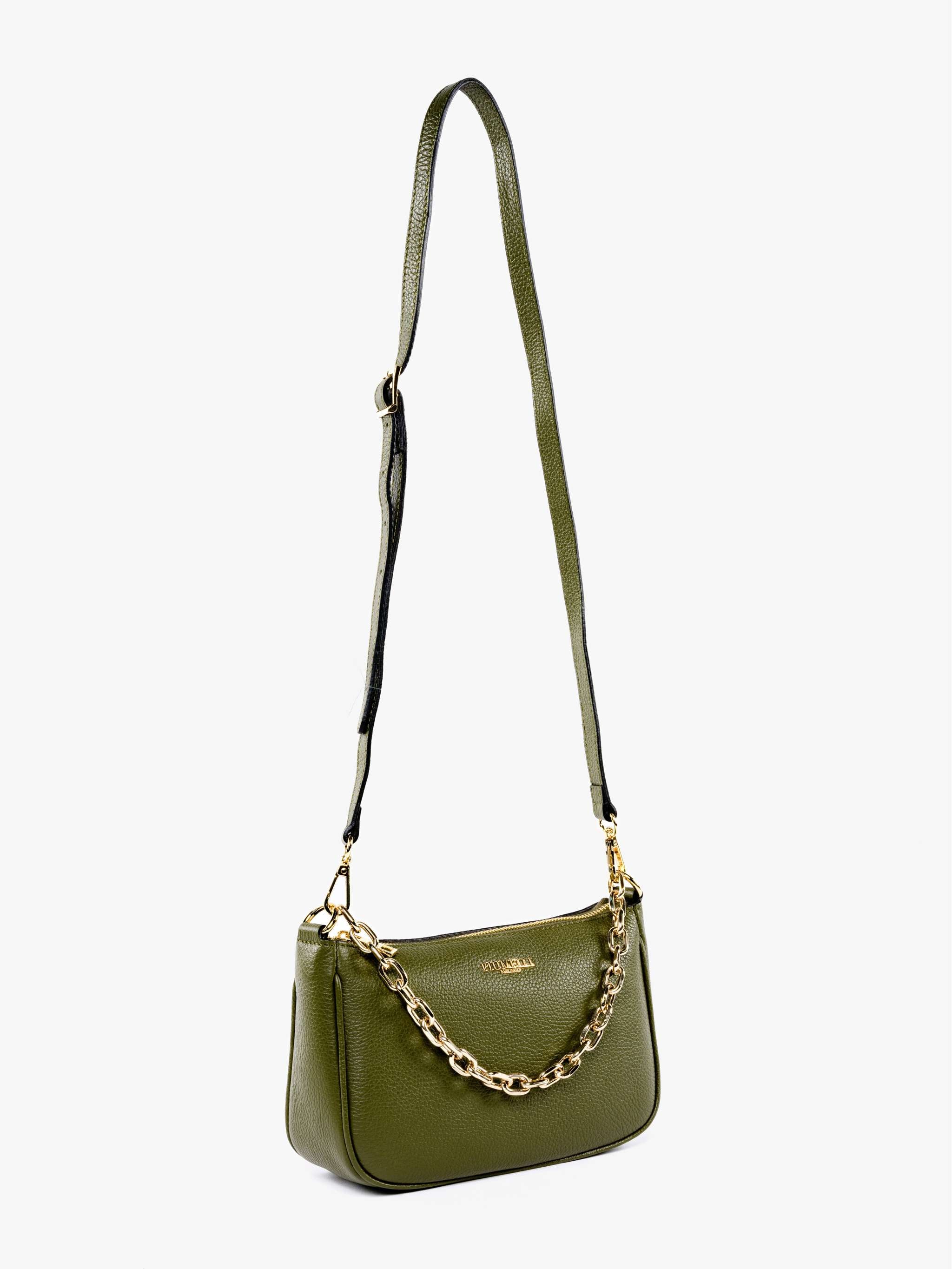 Bolso de hombro Nives, color verde oliva, para Damas - Image 3