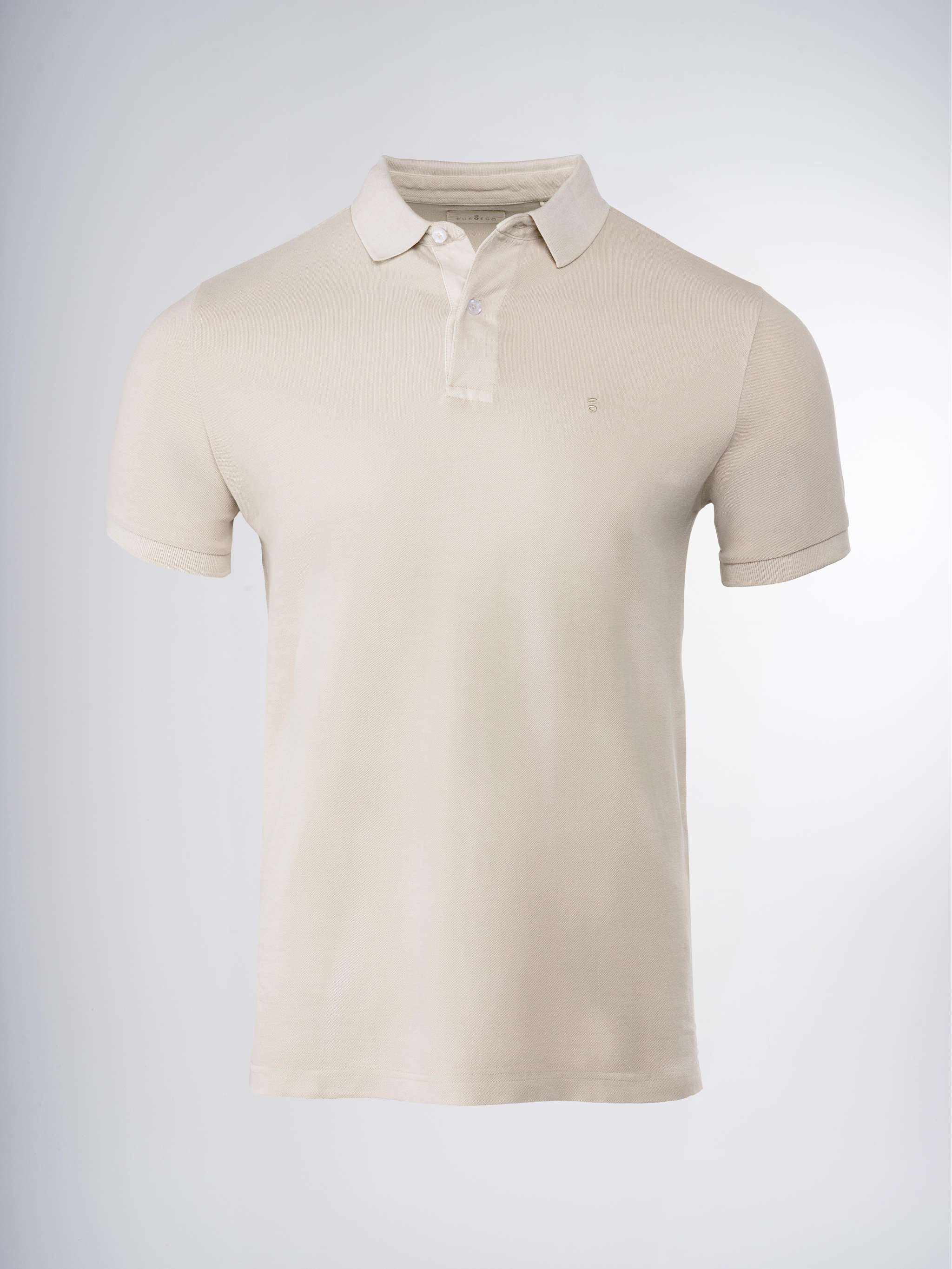 Chemise Polo S/Sleeve, color rafia, para Caballeros