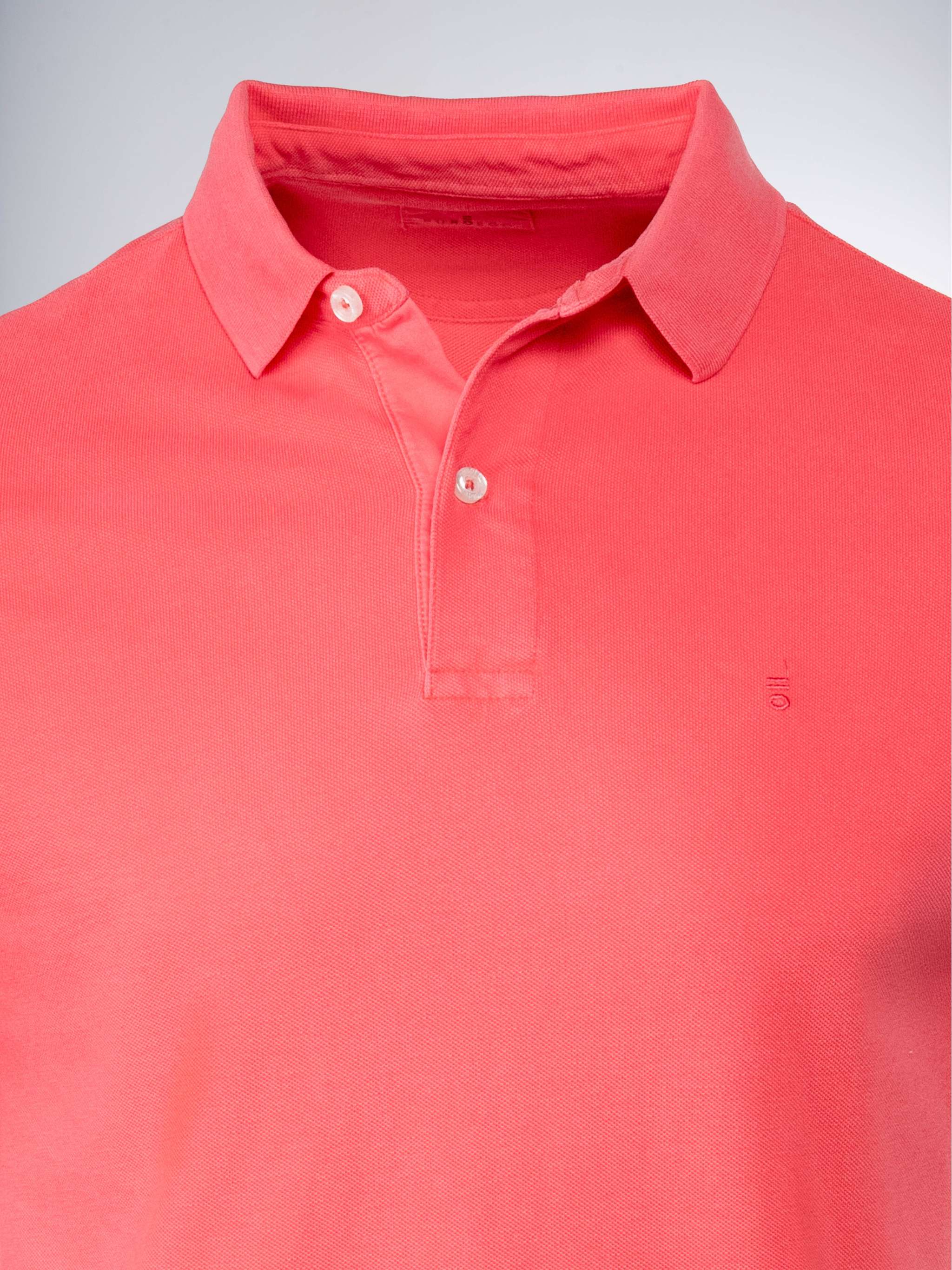 Chemise Polo S/Sleeve, color pimentón, para Caballeros - Image 3