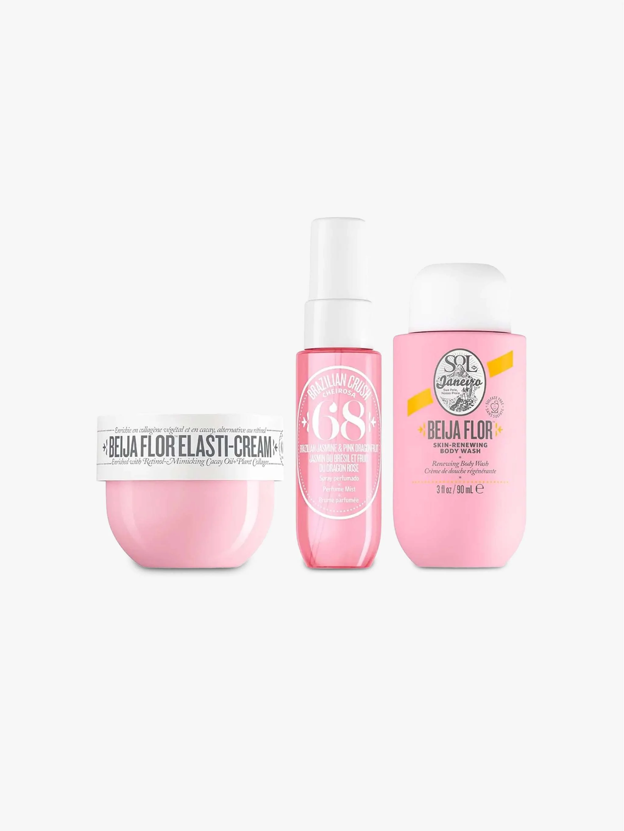 Set de cuidado corporal Beija Flor Jet Set