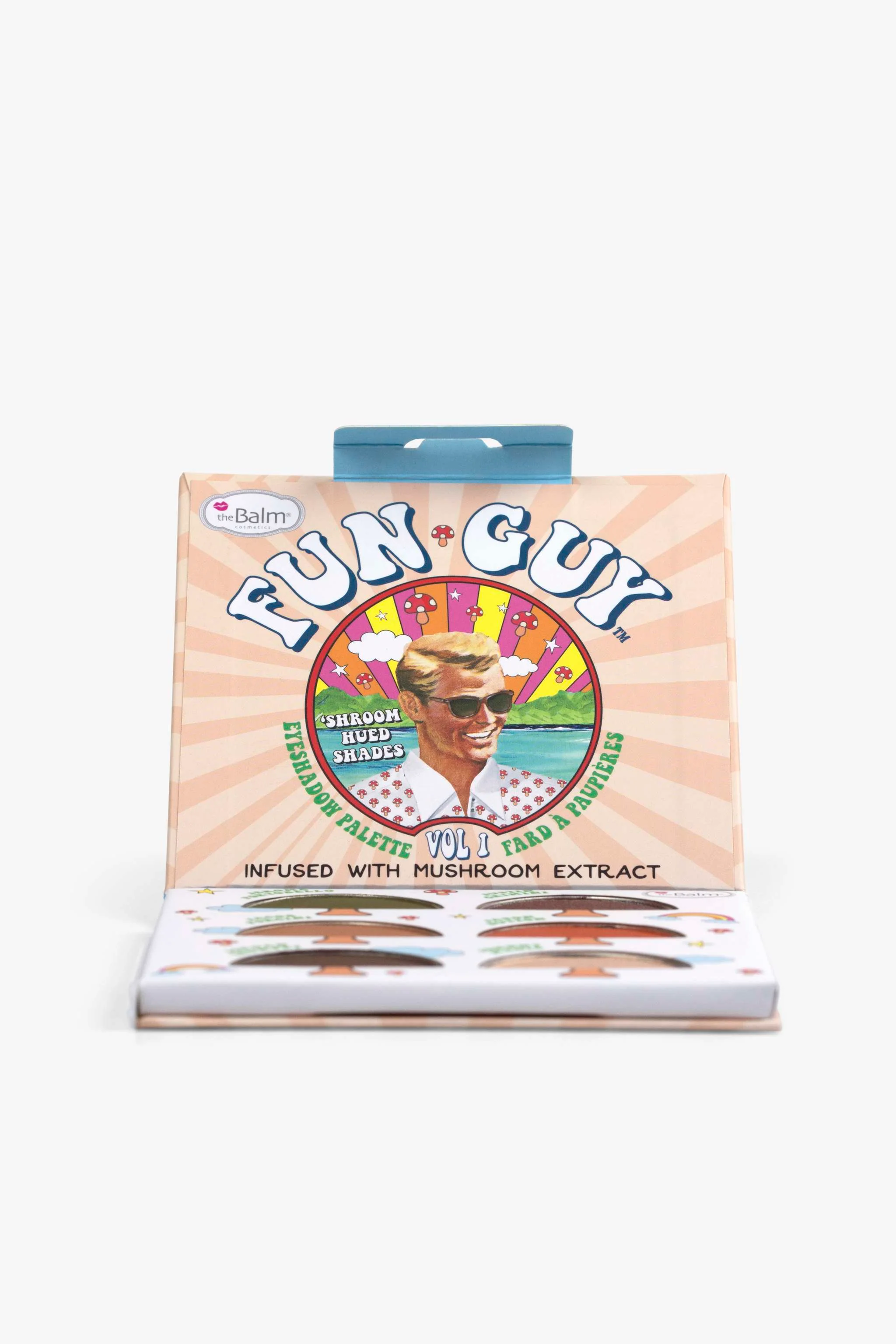 Paleta de sombras Fun Guy, tonos tierra y acabado mate