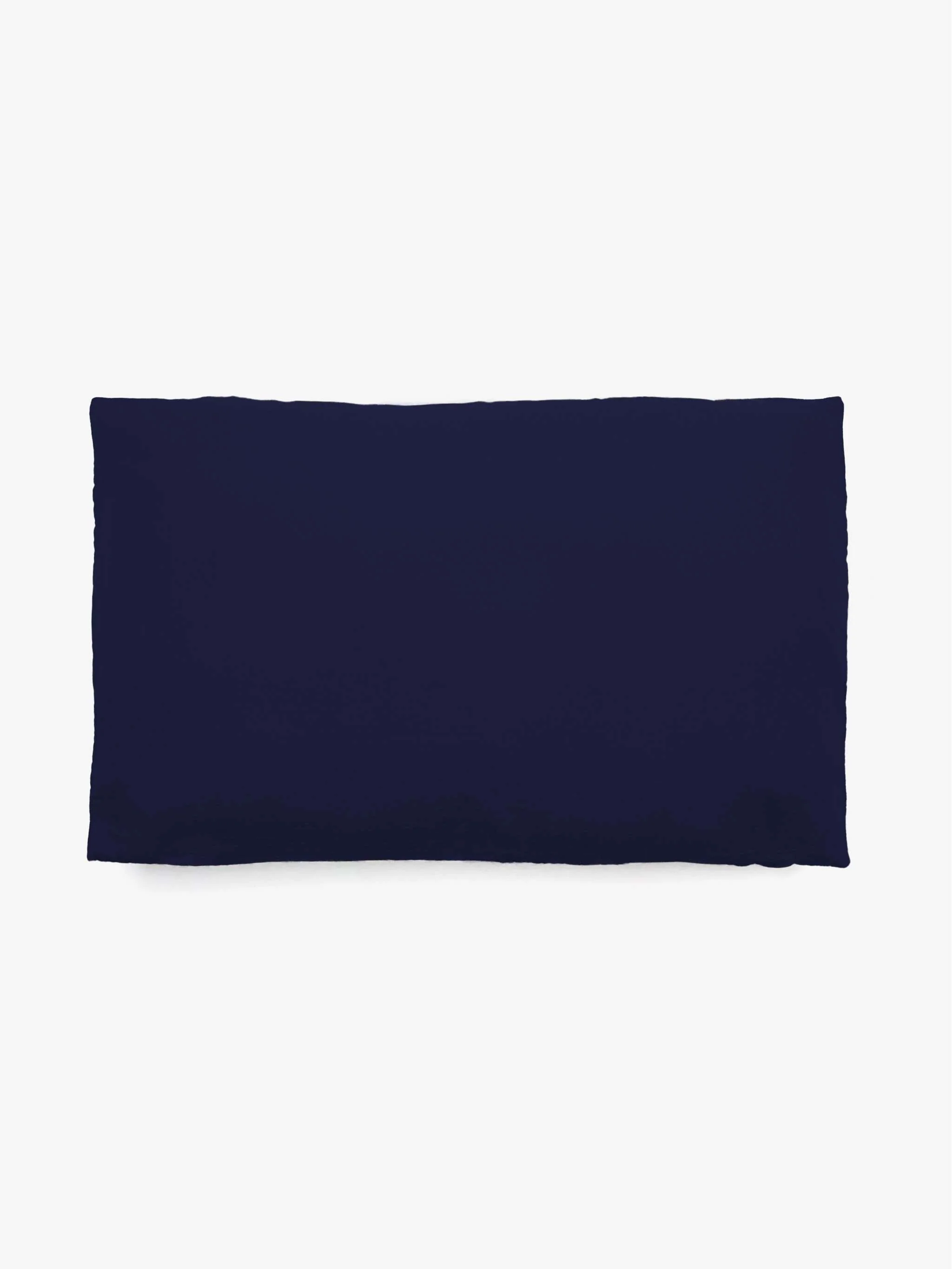 Cojín de algodón relleno con poliéster, color azul marino