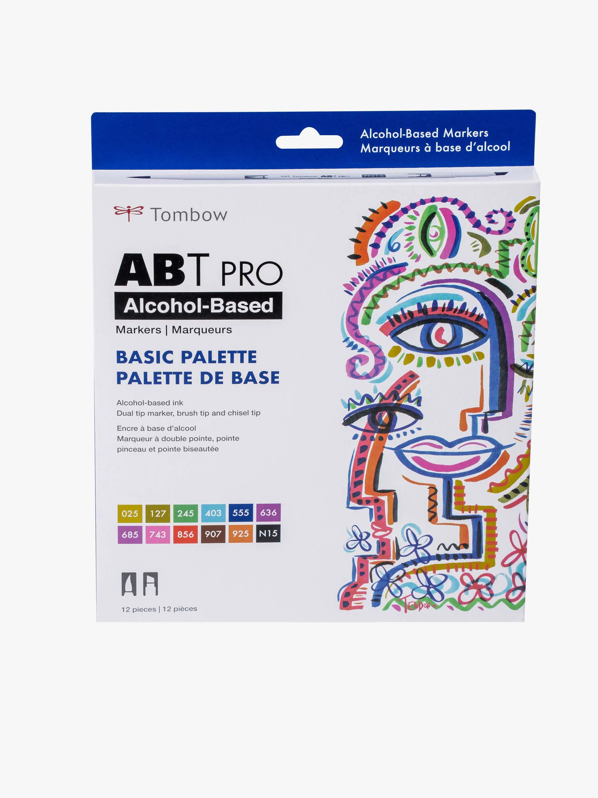 Marcadores abt pro basic, 12 unidades