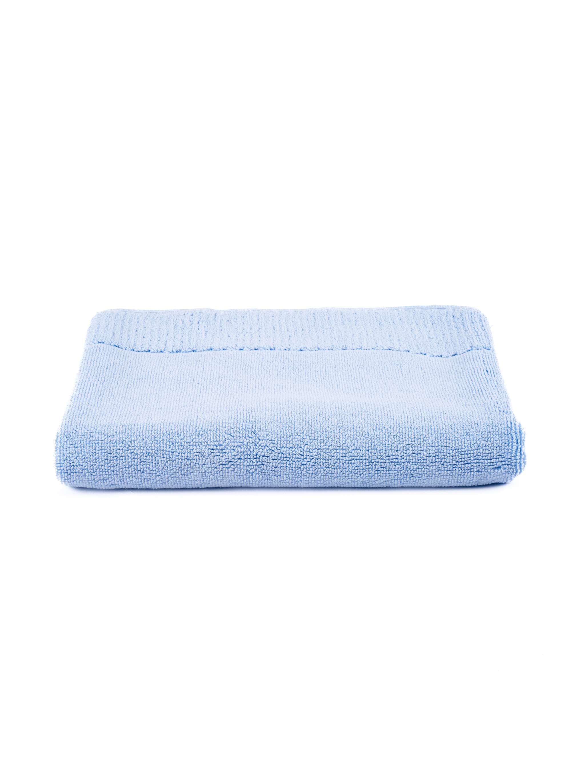 Alfombra de baño, tamaño 50 x 80 cm, 755 g/m2, color azul claro