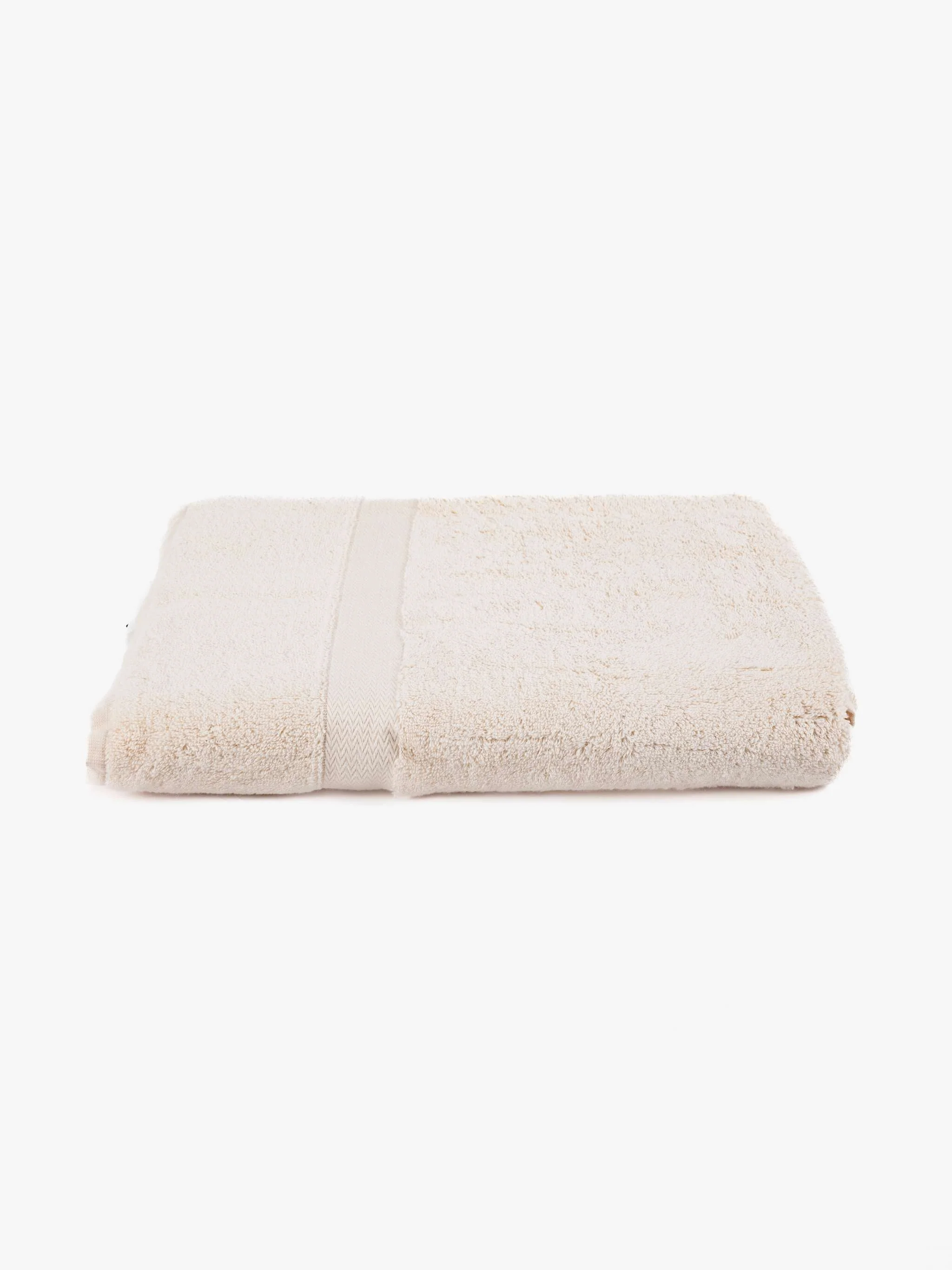 Toalla de baño, tamaño 100 x 150 cm, 500 g/m2, color natural