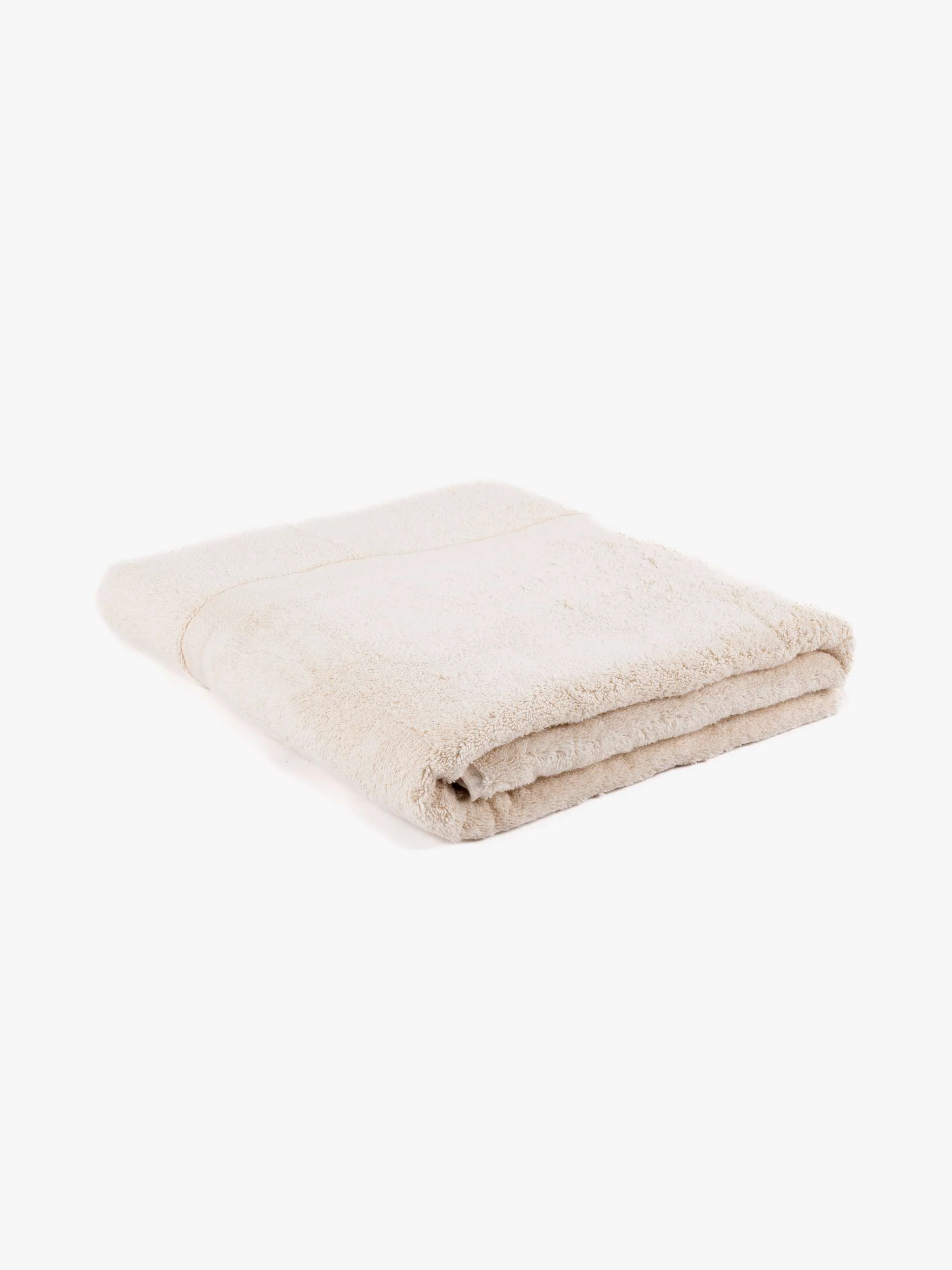 Toalla de baño, tamaño 100 x 150 cm, 500 g/m2, color natural - Image 2