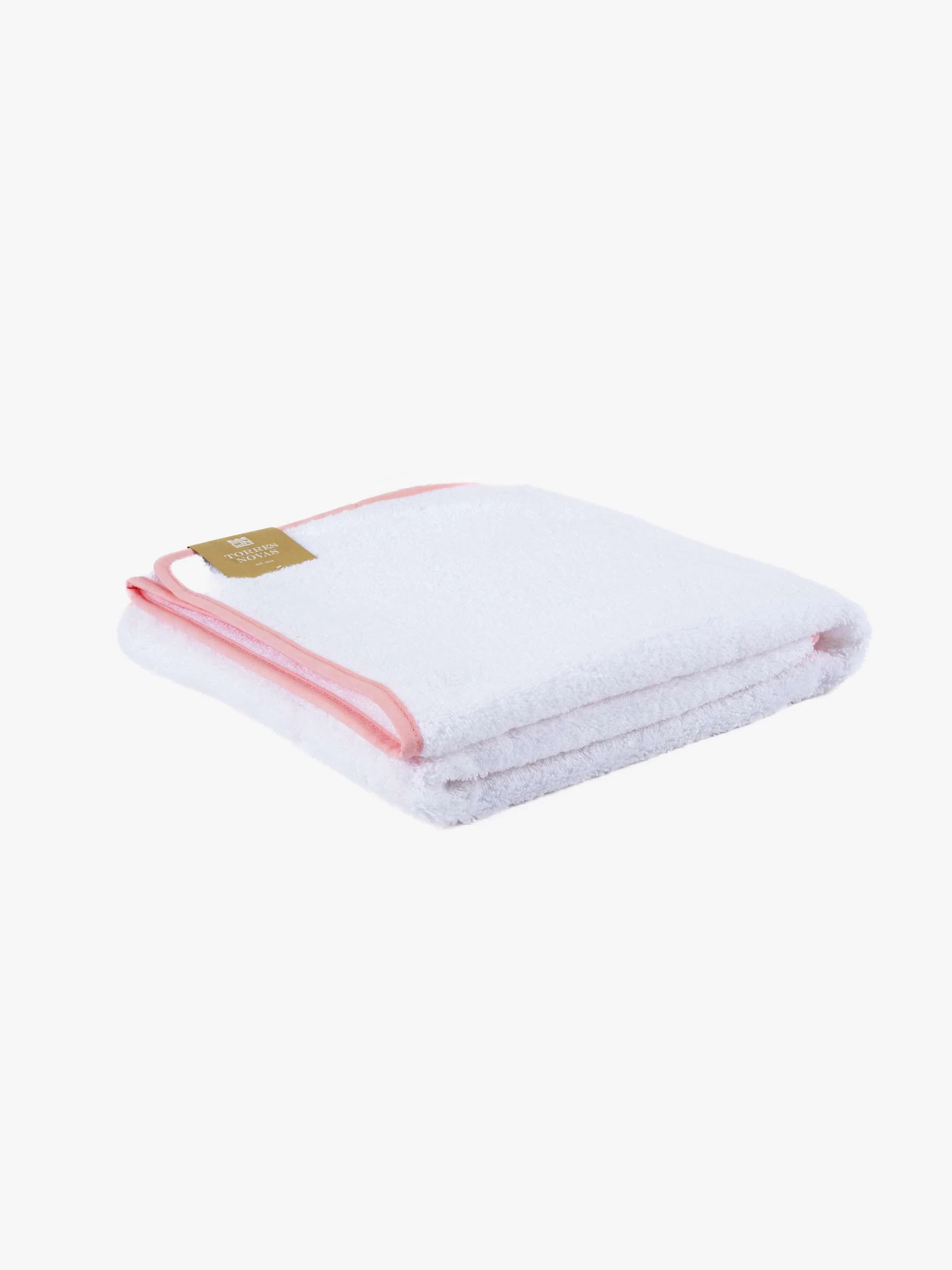 Toalla de bebé con capucha, tamaño 90 x 90 cm, 600 g/m2 algodón orgánico, color rosa claro - Image 2