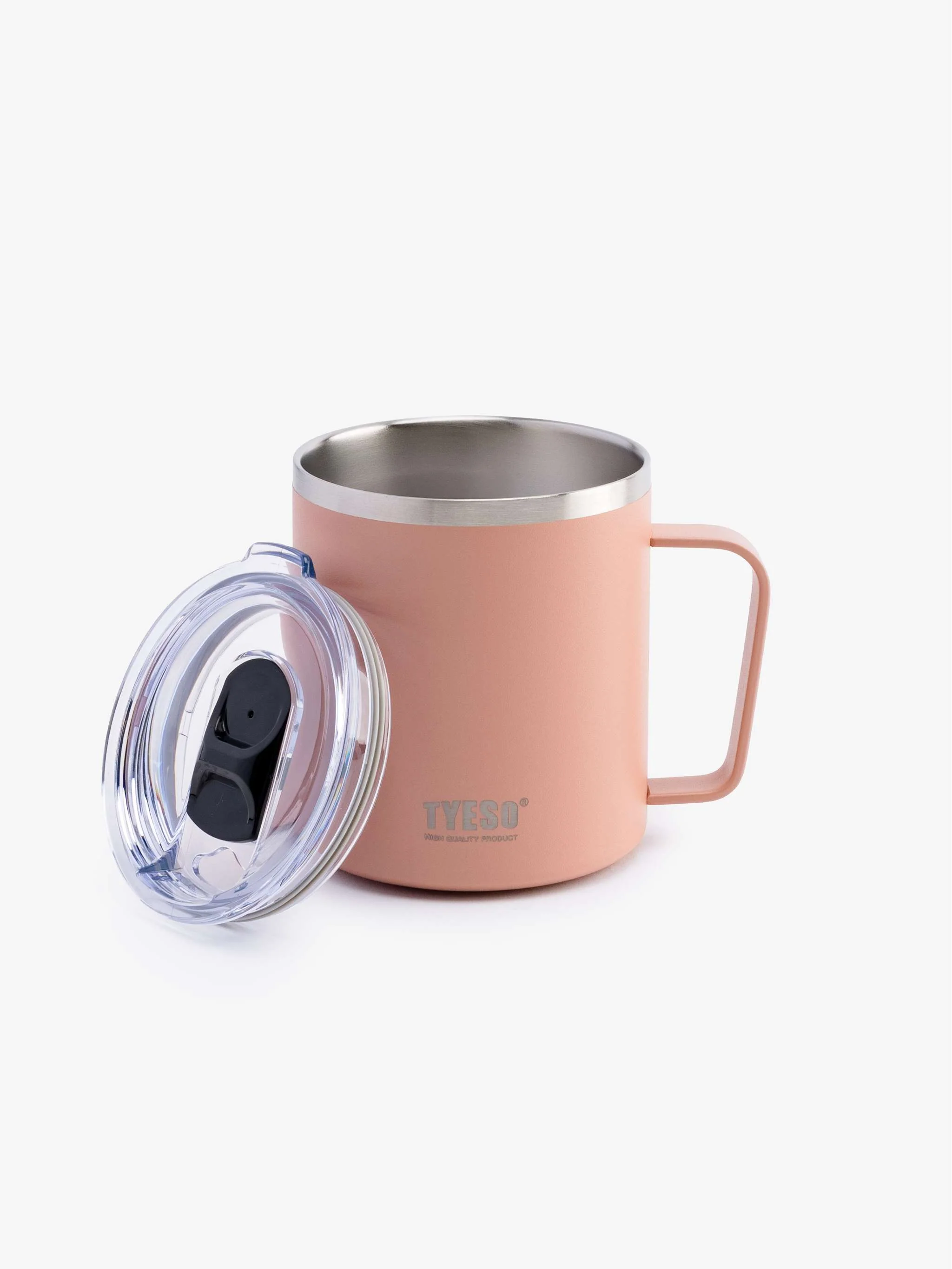 Taza de café TYESO, color Rosado 400ml - Image 2
