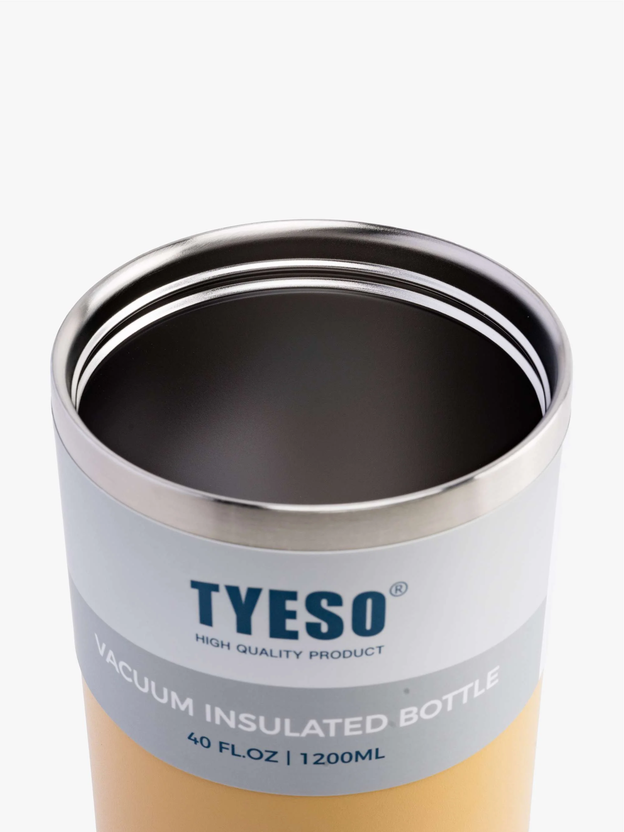 Termo de café aislante TYESO, color Amarillo 1200ml - Image 3