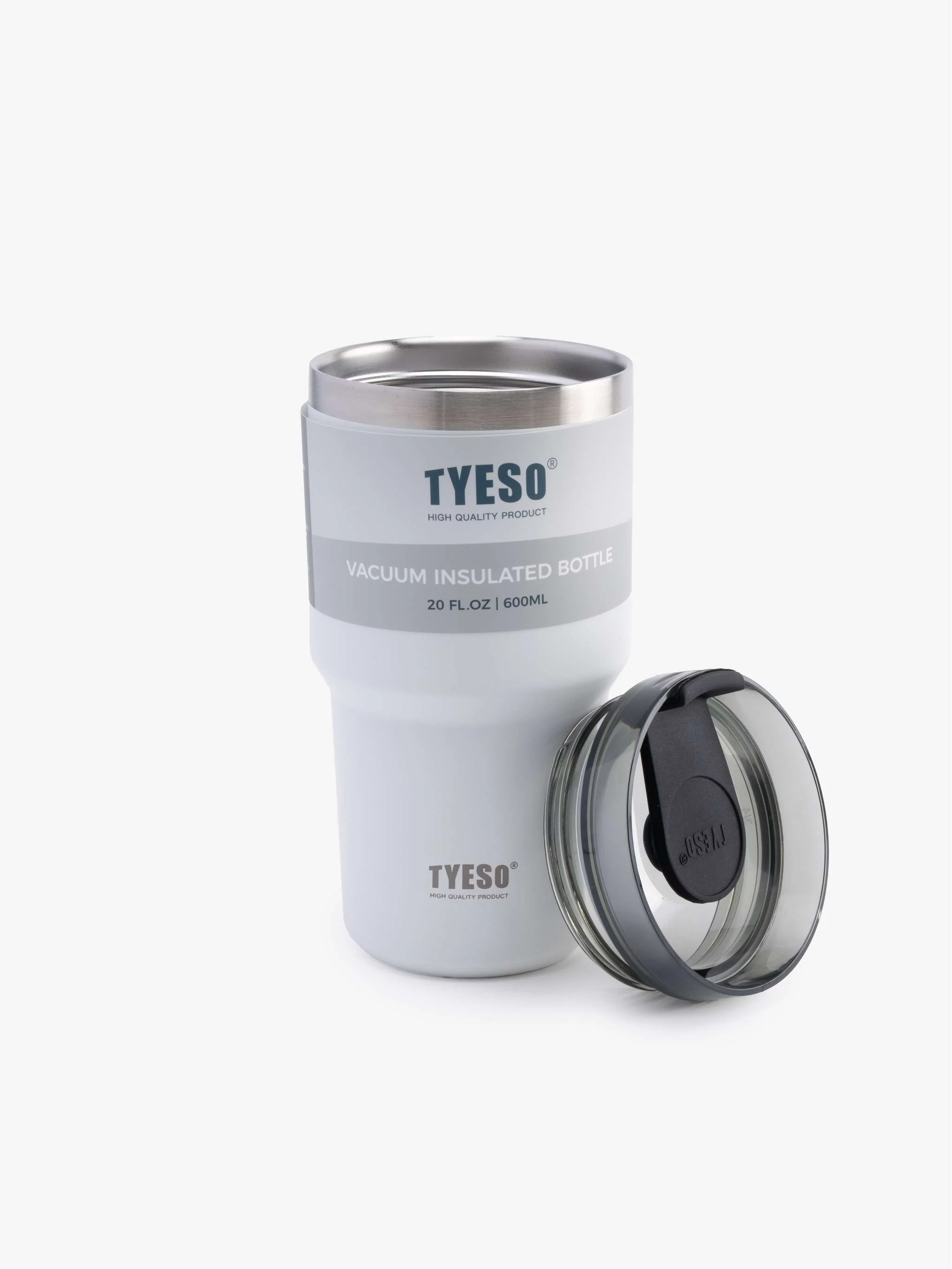 Termo de café TYESO, color Blanco 600ml - Image 2