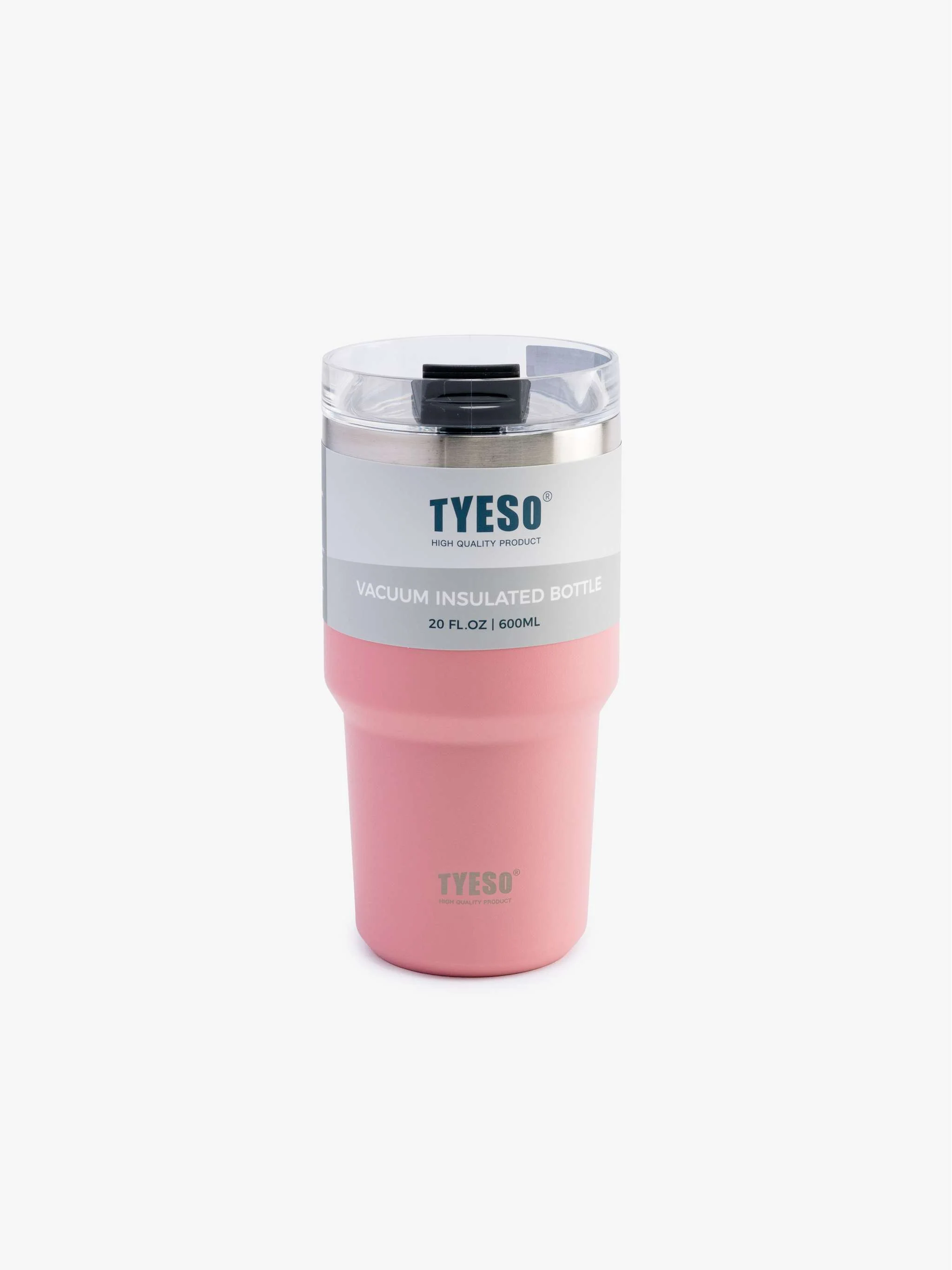 Termo de café TYESO, color Rosado 600ml