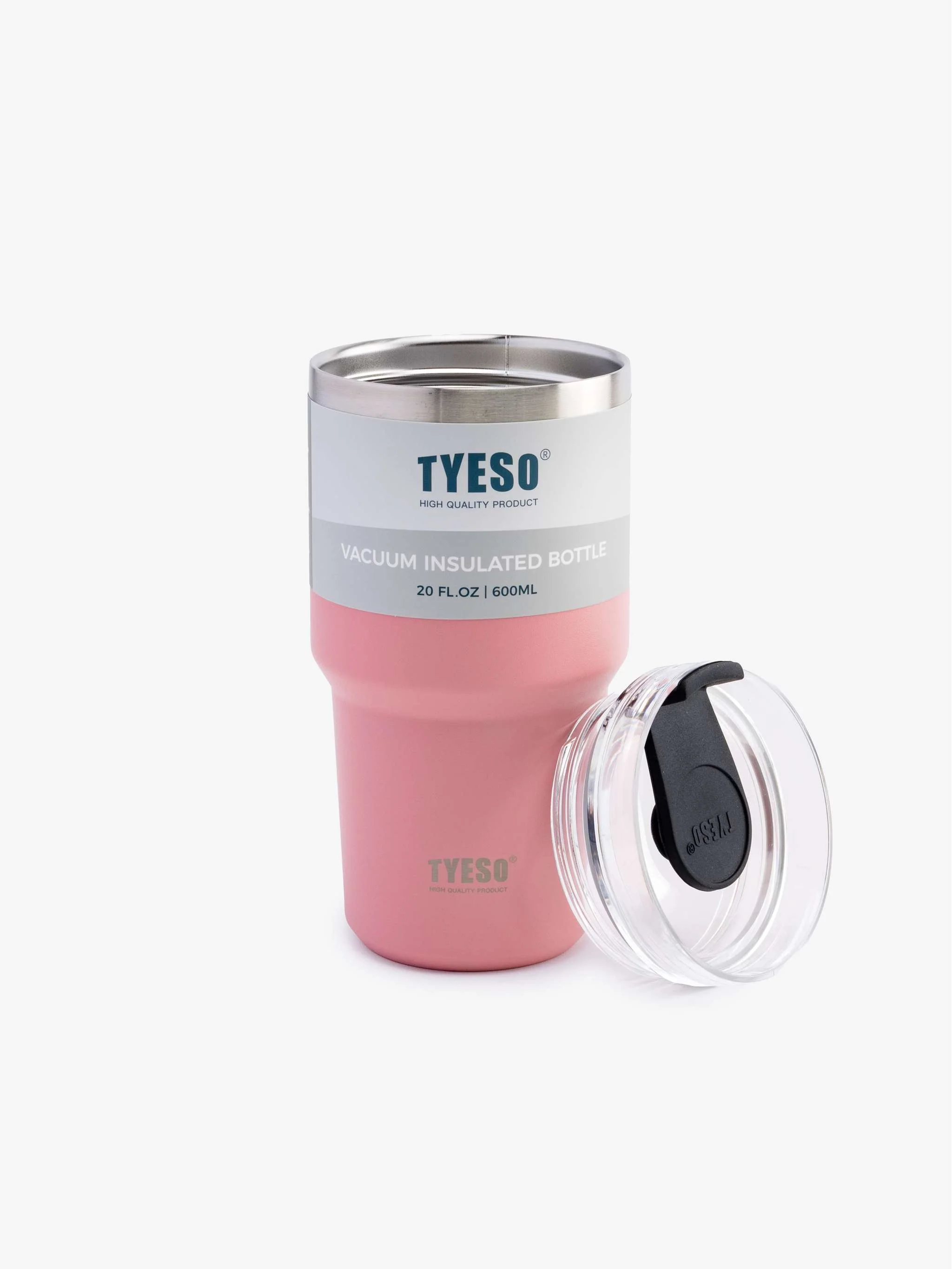 Termo de café TYESO, color Rosado 600ml - Image 2