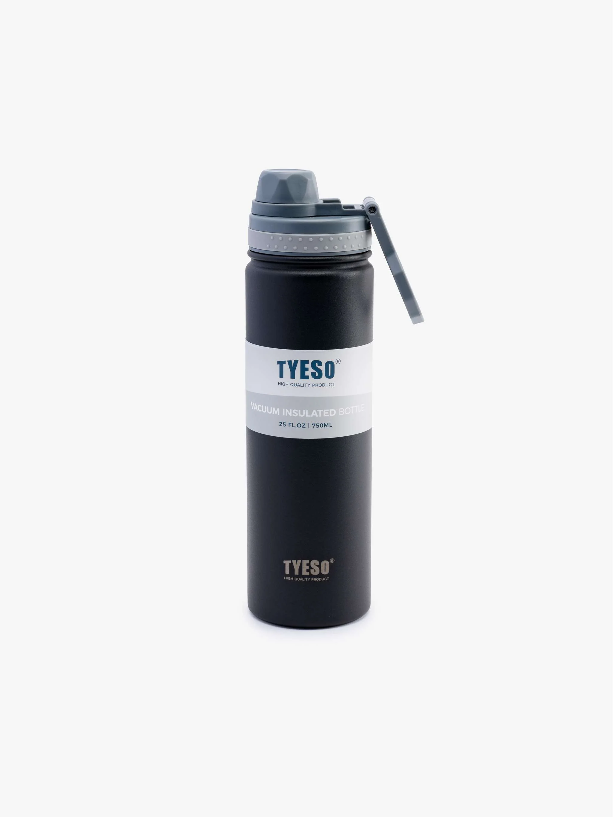Termo deportivo TYESO, color Negro 750ml