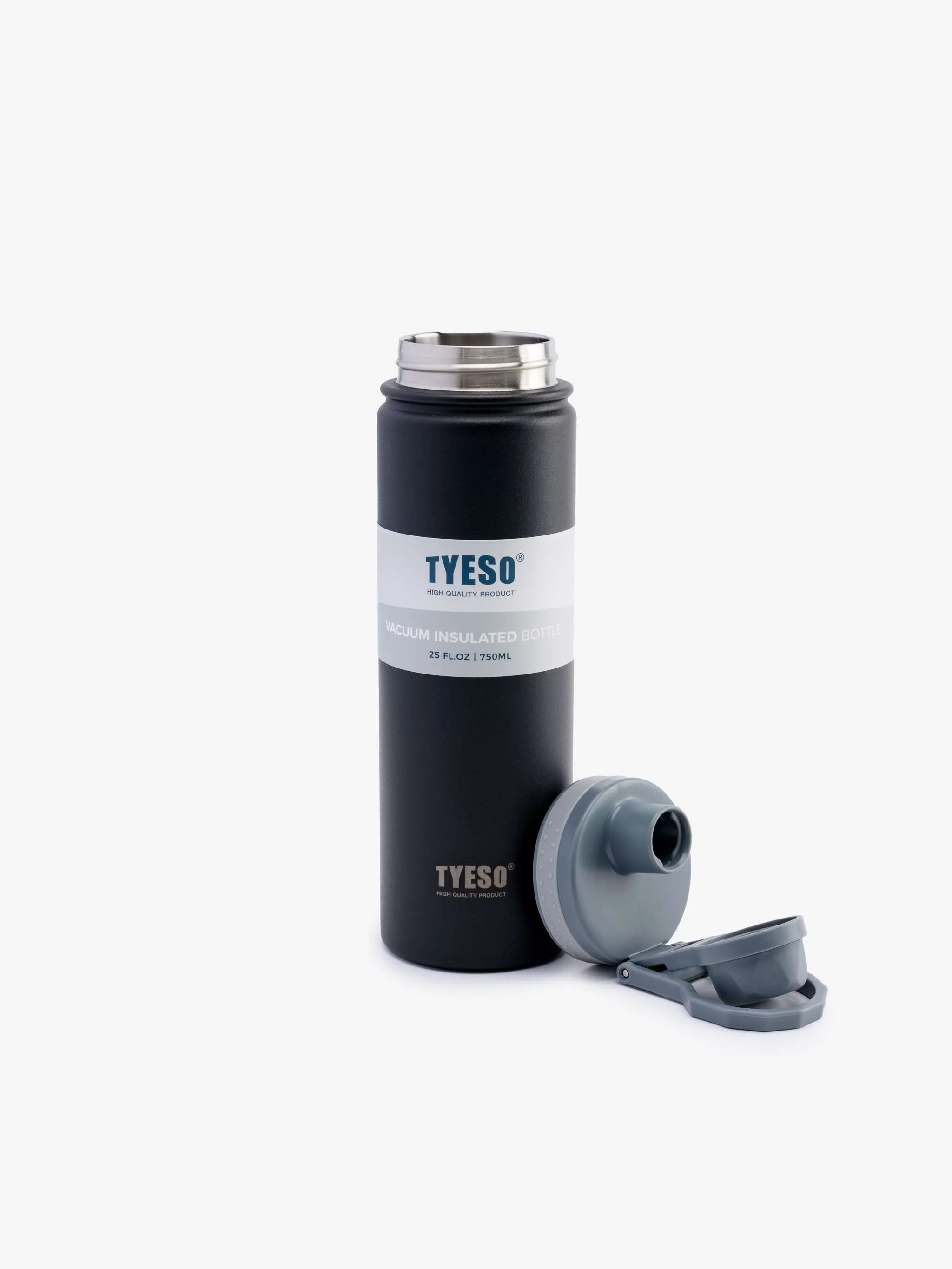 Termo deportivo TYESO, color Negro 750ml - Image 2