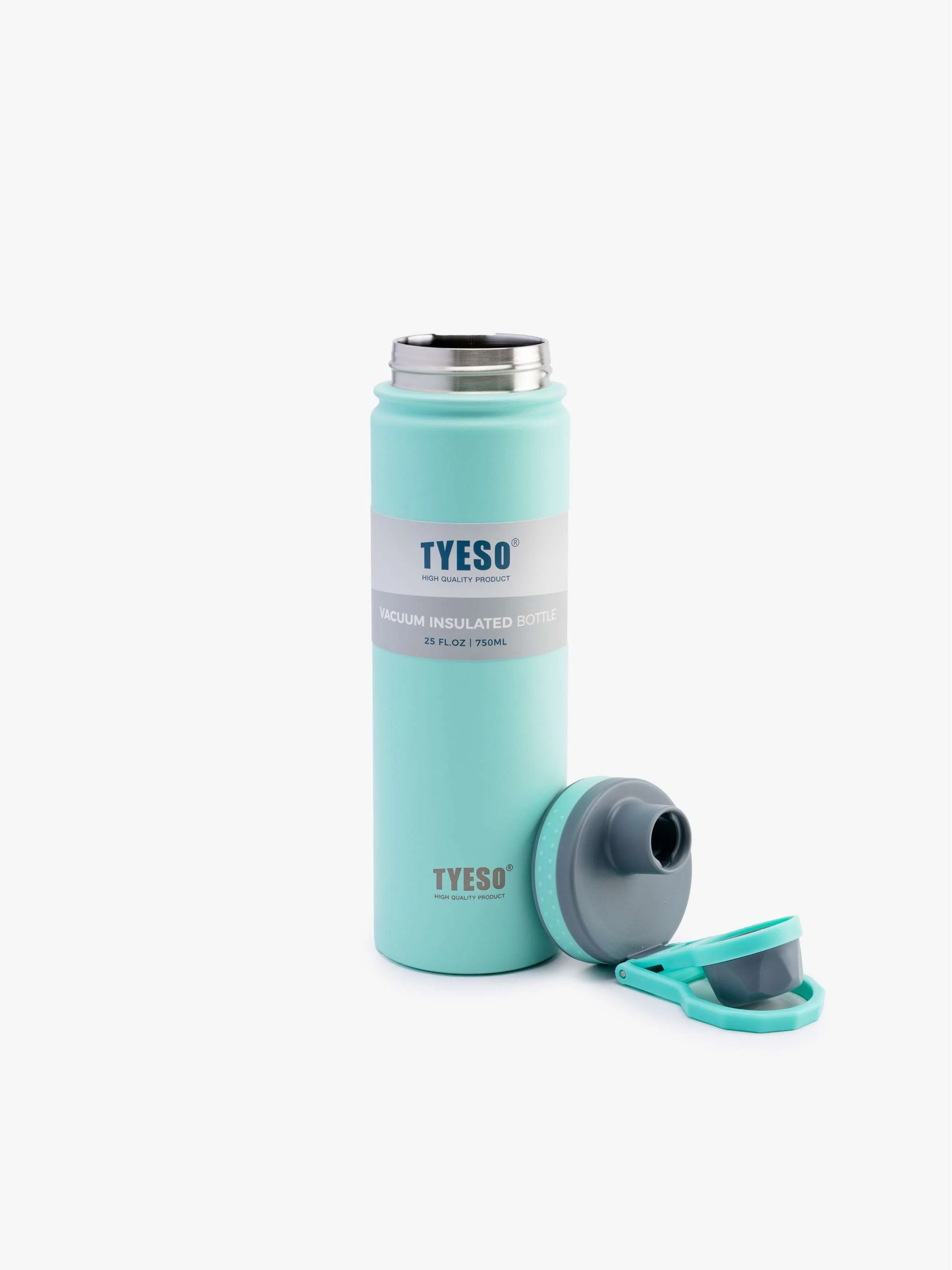 Termo deportivo TYESO, color Verde 750ml - Image 2