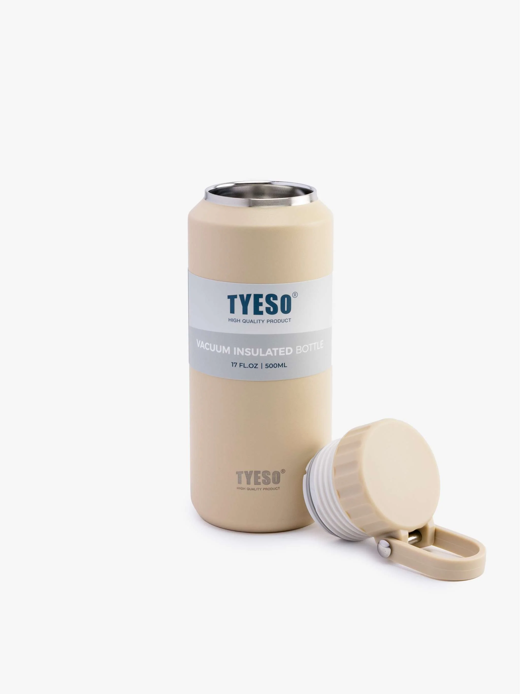 Termo TYESO, color Beige 500ml - Image 2