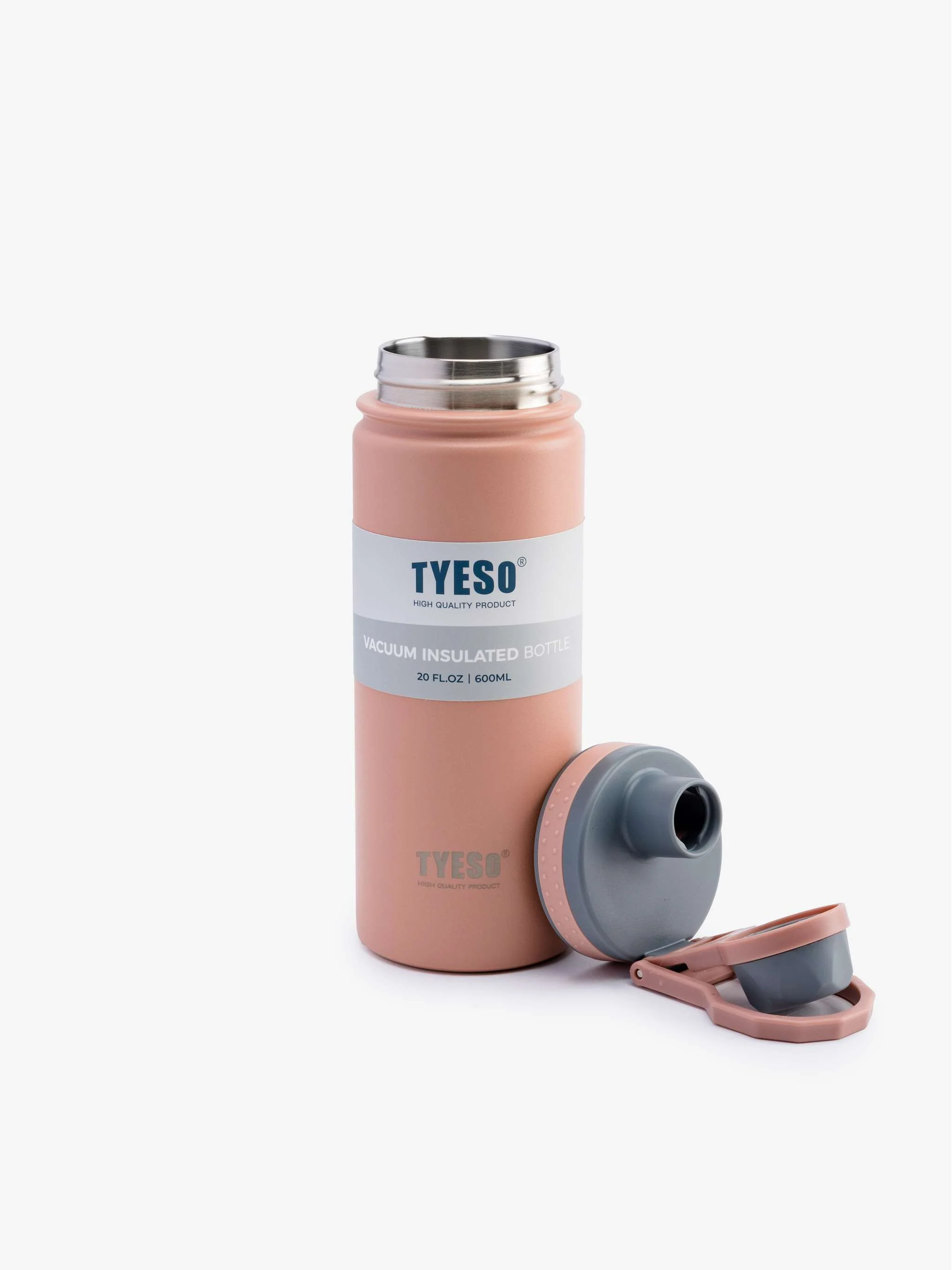 Termo TYESO, color Rosado 600ml - Image 2
