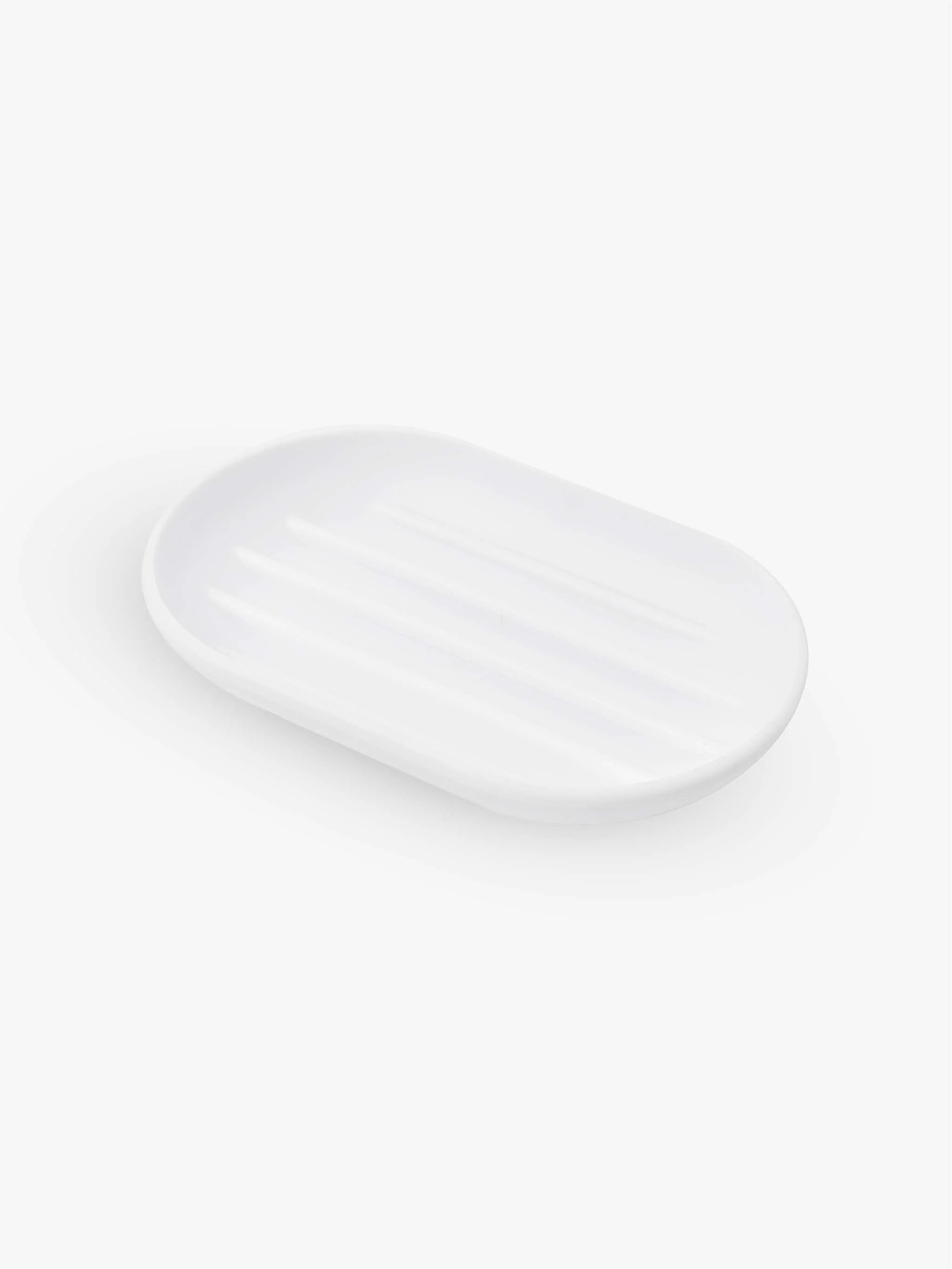 Jabonera Touch Blanca