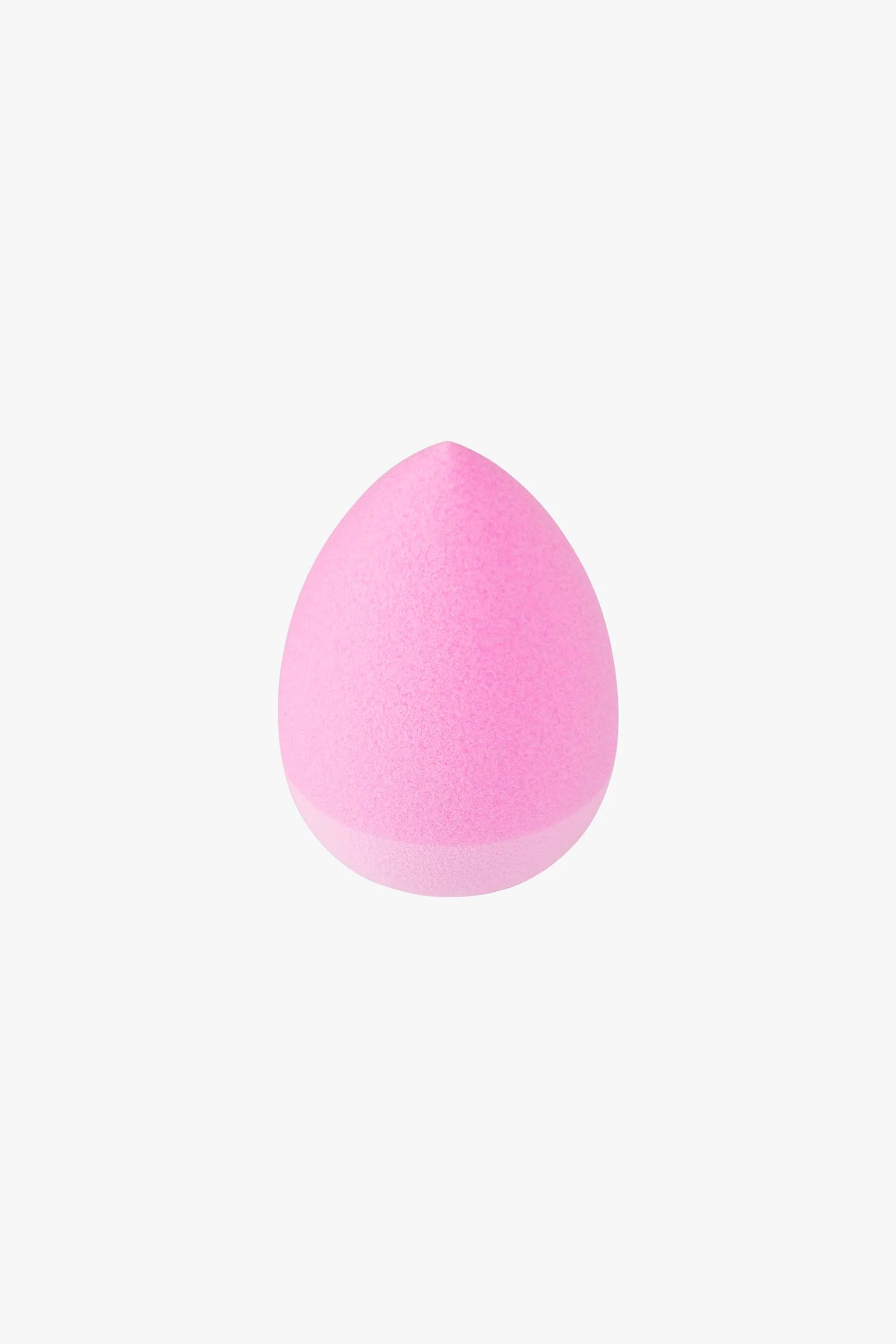 Esponja para maquillaje rosada, acabado natural y fácil de limpiar