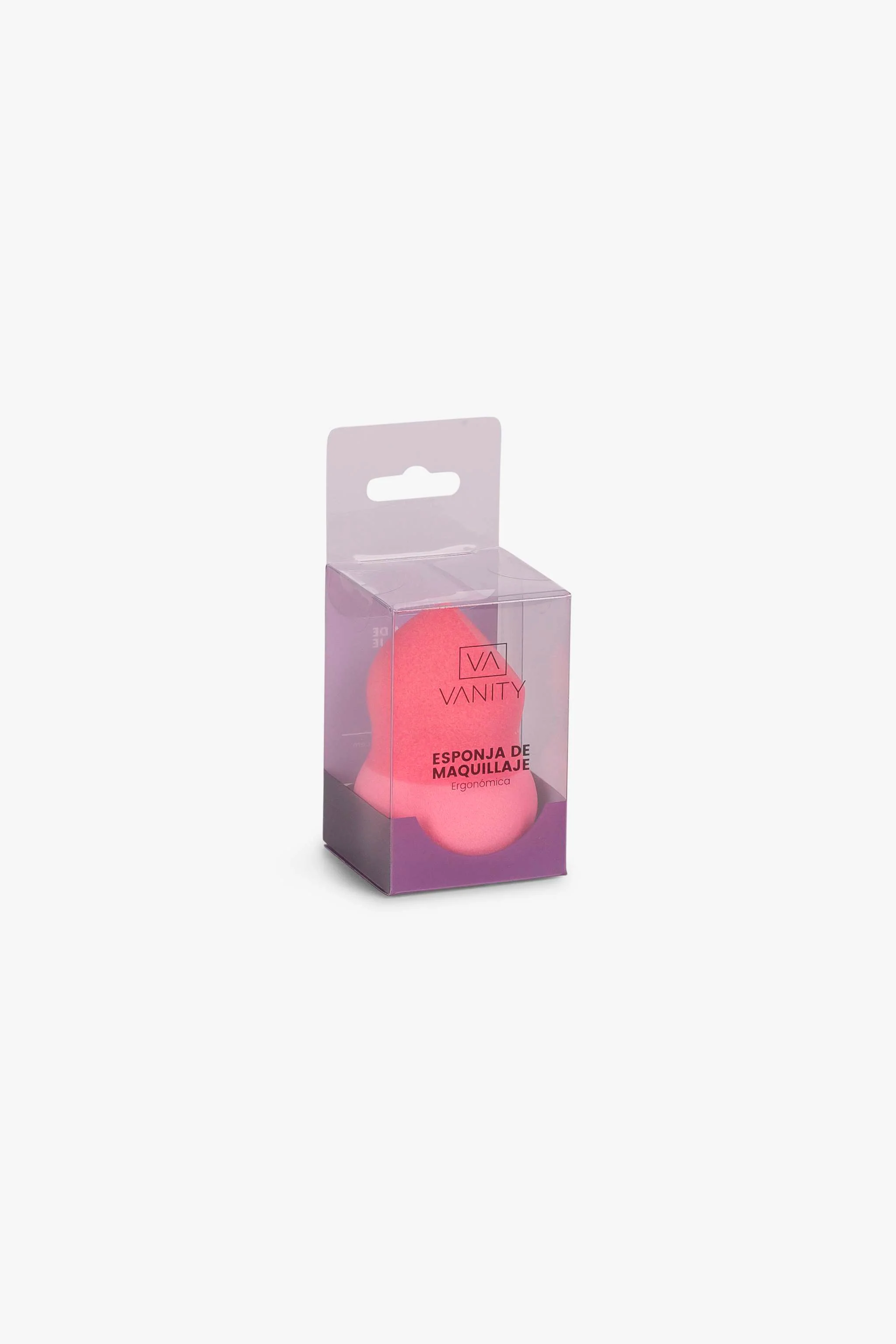 Esponja para maquillaje rosada, textura suave y forma ovalada - Image 3